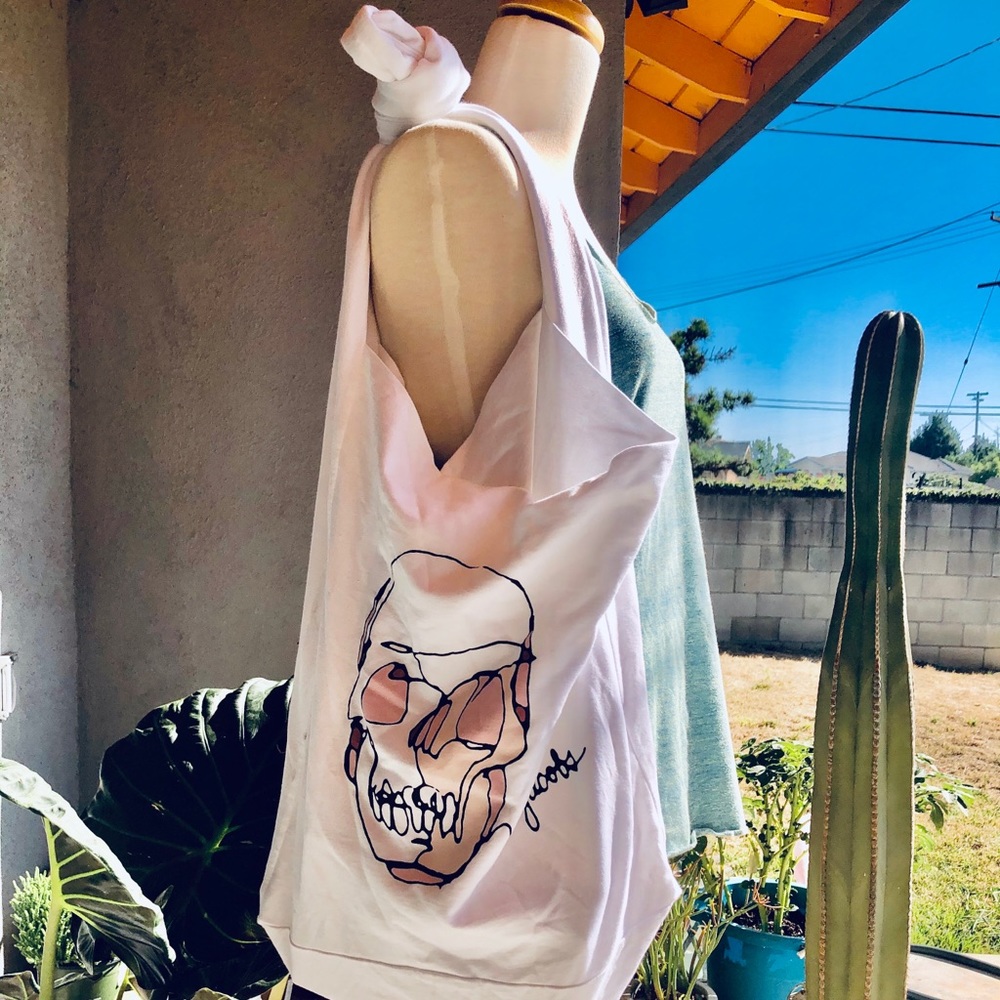 New Marc by Marc Jacobs Skull Tote Sling Bag NWT